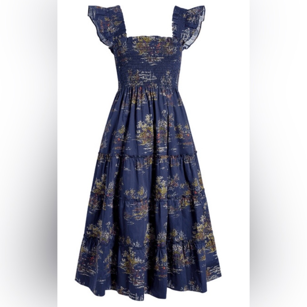 Hill House Ellie Dress in Equestrian Toile print